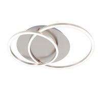 BRILONER Nichel Opaco, Plafoniera a LED, dimmerabile, con Funzione Memory, orientabile, 3200 Lumen, di Colore, Ø 30 cm, 40 Watt W