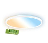 BRILONER - Pannello LED, CEE A sorgente luminosa, 14W a 3000lm, piatto, CCT, luce indiretta, LED soffitto, pannelli, luce pannello, lampadario, 42x3 cm, bianco