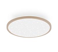 Briloner - Pannello LED Cielo Stellato Luce Bianca Neutra Beige 30x4 cm | Lampada Soffitto Camera Da Letto Plafoniera Lampadario Soffitto Soggiorno Cucina Illuminazione Interni Moderna