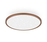 Briloner - Pannello LED Cielo Stellato Luce Bianca Neutra Coffee 30x4 cm | Lampada Soffitto Camera Da Letto Plafoniera Lampadario Soffitto Soggiorno Cucina Illuminazione Interni Moderna