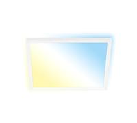 BRILONER - Pannello LED da soffitto CCT, ultrapiatto, CEE A sorgente luminosa, dimmerabile con telecomando, retroilluminazione, pannelli, luce pannello, lampadario, 29x29x3 cm, bianco
