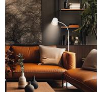 Briloner Piantana LED Cielo, bianco, touch dimmer, cavo USB Briloner