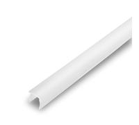 BRILONER - Pimp your Panel Diffusor aspetto bianco, profilo in plastica, accessori pannelli acustici, larghezza fessura 11 mm, bloccabile, accorciabile, 1,3 m, bianco