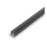 BRILONER - Pimp your Panel Diffusore effetto fumé scuro, profilo in plastica, accessori pannelli acustici, larghezza fessura 11 mm, fissabile, accorciabile, 1,3 m, effetto fumé