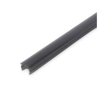 Briloner - Pimp your Panel Diffusore effetto fumé scuro, profilo in plastica, accessori pannelli acustici, larghezza fessura 14-15 mm, fissabile, accorciabile, 1,3 m, effetto fumé