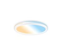 Briloner Plafone LED Tava A, CCT, Ø 29 cm, bianco, telecomando Briloner
