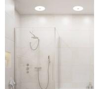 Briloner Plafoniera a incasso LED 748 IP44 CCT Interruttore Ø 22cm Briloner