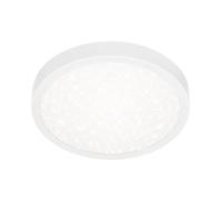 BRILONER - Plafoniera a LED, decorazione a stelle, lampadario a LED, lampada piatta, temperatura di colore bianco neutro, Ø 280 mm, colore: Bianco