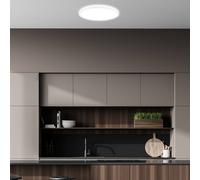 Briloner Plafoniera a LED Tava A, Ø 29 cm, plastica, bianco Briloner