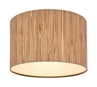 Briloner Plafoniera con paralume in seagrass, attacco E27, max. 10 W, plafoniera, boho, estetica, lampada, 35 x 28 cm (DxH), natura