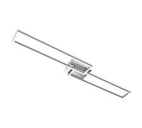 Briloner Plafoniera FRAME Cromo alluminio (110x7,8x24,8cm) BT10026 2 luci - LED