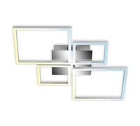 Briloner Plafoniera FRAME Cromo alluminio (75x7,5x46,7cm) BT10025 4 luci - LED -