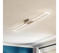 Briloner Plafoniera Frame, dimming 3x, alluminio, 110x12cm Briloner