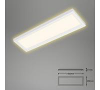 Briloner Plafoniera LED 7365, 58 x 20 cm, bianco Briloner