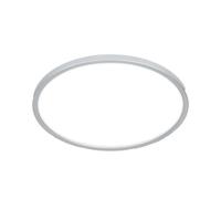 Plafoniera Moderna Pulap Plastica Cromo Opaco Led Integrato 18W 4000K