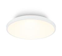 BRILONER - Plafoniera LED, colore della luce bianco caldo, 17,5W, 2400lm, lampada soffitto, plafoniera soffitto, camera da letto, 33 x 6 cm, bianco