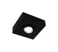 Plafoniera Moderna Hoka Metallo Nero Led Integrato 4W Da 2700 A 4000K