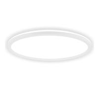 BRILONER - Plafoniera LED con luce indiretta, design piatto, dimmerabile a livelli, luce bianco neutro, plafoniera camera da letto, plafoniere, lampadario, illuminazione soggiorno, 42 x 3 cm, Bianco
