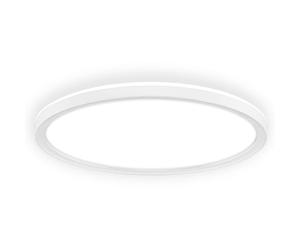 BRILONER - Plafoniera LED con luce indiretta, design piatto, dimmerabile a livelli, luce bianco neutro, plafoniera camera da letto, plafoniere, lampadario, illuminazione soggiorno, 29 x 3 cm, Bianco
