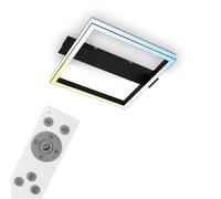 Applique Moderna Frame Bold Metallo Nero Led Integrato 23W Da 2700 A 6500K
