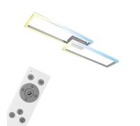 Applique Moderna Frame Bold Metallo Argento Led Integrato 44W Da 2700 A 6500K