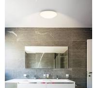 Briloner Plafoniera LED bianca, da bagno, protezione dagli schizzi IP44, 12 W, lampadine integrate, Ø 30 x 10.5 cm (D x A) Standard