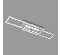 Briloner Plafoniera LED Frame Mid, 3.000 K, alluminio Briloner