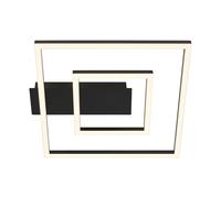 Briloner Plafoniera LED 3772 con 2 cornici, nero Briloner