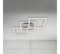 Briloner Plafoniera LED Frame step-dim cromo-alu 76x37cm 3217-018