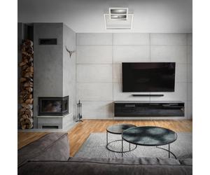 Briloner Plafoniera LED Frames 1 quadrato piccolo/1 grande Briloner