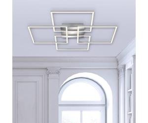 Briloner Plafoniera LED Frames, 4 quadrati, girevole 3131-018