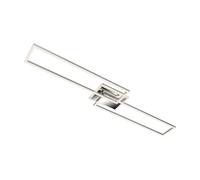 Applique Moderna Frame Metallo Cromo Led Integrato 40W Da 2700 A 6500K
