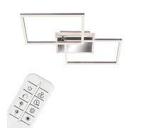 Briloner Plafoniera LED Frame, 2 luci, CCT, alluminio Briloner