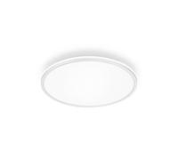 Briloner Plafoniera LED Pulap A, bianca, Ø 33 cm, plastica Briloner