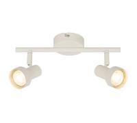 BRILONER - Plafoniera orientabile, attacco GU10, max 9 W, faretti soffitto, lampada soffitto, plafoneria, plafoniere, camera da letto, faretto, faretti cucina, 27,5 cm, bianco antico