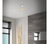 Briloner Plafoniera Tepel per bagno IP44 E27 cromo opaco Briloner