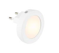 BRILONER Presa di Luce Notturna a LED, Lampada a Presa con Sensore di Luce per La Camera Dei Bambini e il Corridoio, Lampada Notturna, Luce Bianca Calda