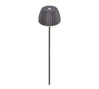 BRILONER - Riffle Mini luci da esterno, picchetto a terra, touch dimmer, funzione memoria integrata, ip44, batteria ricaricabile, luci da esterno senze corrente LED, 8.5 x 80.5 cm, antracite