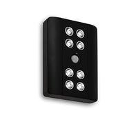 Applique Moderna Lero Indoor Plastica Nero Led Integrato 5,1W 4000K