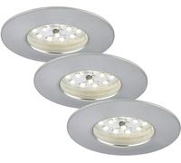 BRILONER- SET 3 FARETTI DA INCASSO 3X5W400LM FISSO IP44