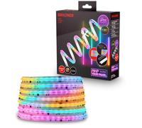 BRILONER - Set complementare Pimp Your Panel RGBICW COB LED Strip 2,6 m | estensione, cambio colore, luce omogenea, telecomando, 230 V, per pannelli acustici, strisce LED, illuminazione indiretta