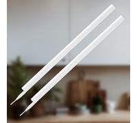 BRILONER - Set di 2 lampade sottopensile cucina LED, luce bianca neutra, lampada led sottopensile, lampada per cucina, 31,3 x 2,2 x 3 cm, bianco