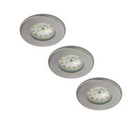 BRILONER - SET 3 FARETTI DA INCASSO 3X5W 400LM FISSO IP44