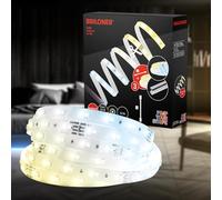 BRILONER - Set di estensione Pimp your Stripe Striscia LED da 4 m, da bianco caldo a bianco freddo, CCT, dimmerabile, accorciabile, autoadesiva, LED striscia, led da gaming, retroilluminazione led tv