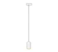 BRILONER - Sistema a binario, Faretto a sospensione su binario, combinabile, illuminazione a binario, lampada a sospensione, GU10, lampada a soffitto, plafoniera, 1410x82x55mm (LxLxD), bianco