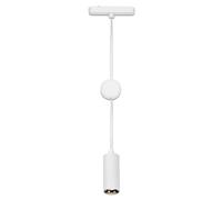BRILONER - Sistema a binario Luxtrail Luce a sospensione LED, Bianco caldo, regolabile in altezza, Accessori, Luce a binario, Lampade, Plafoniera, Plafoniera, 130x1200x42 mm (LxHxP), Bianco