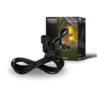 BRILONER - Sistema da giardino Connect to Shine 12V, cavo prolunga 1 m, prolunghe, IP67 contro immersione temporanea, connessione a spina, 1 m, nero