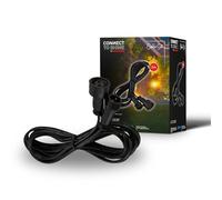 BRILONER - Sistema da giardino Connect to Shine 12V, cavo prolunga 2 m, prolunghe, IP67 contro immersione temporanea, connessione a spina, 2 m, nero