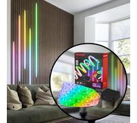 Briloner - Striscia LED Pimp your Panel, 2,6 m, RGB, Multicolore, 650 lumen, 3000K, Telecomando, Indoor