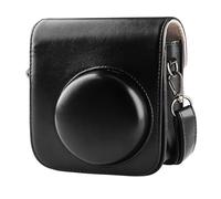 BriLumin Custodia per Fotocamera per Fujifilm Instax Mini 12, Custodia Protettiva in Pelle PU Compatibile con Instax Mini Fotocamera Ibrida Istantanea e Digitale Nero